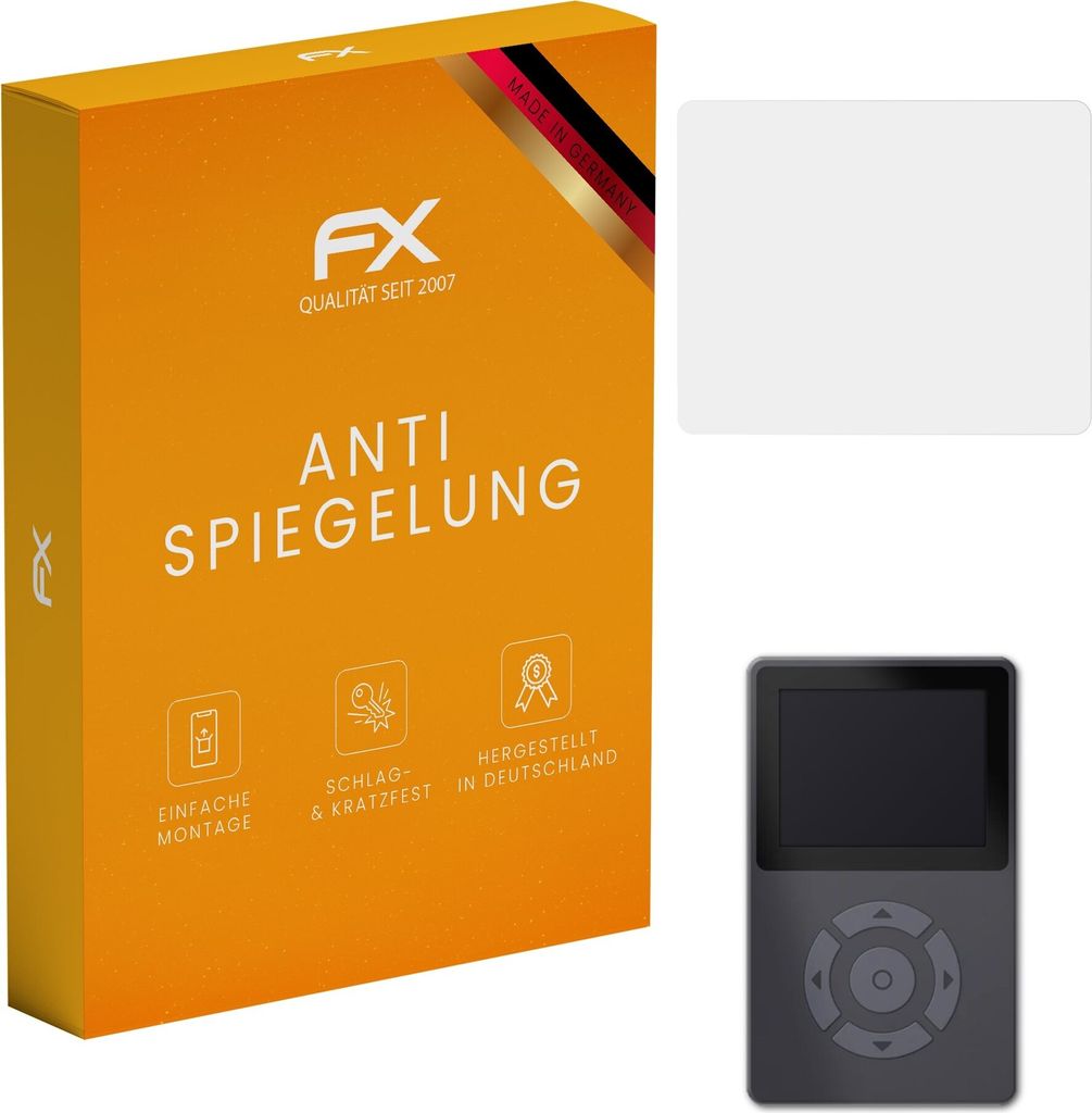 atFoliX FX-Antireflex 3x Schutzfolie kompatibel mit KeyPal Plus Displayfolie