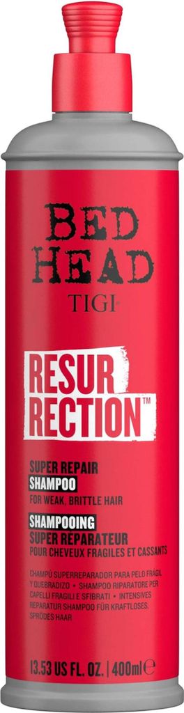 Tigi Bed Head Resurrection Super Repair Shampoo für trockenes und geschädigtes Haar 400 ml