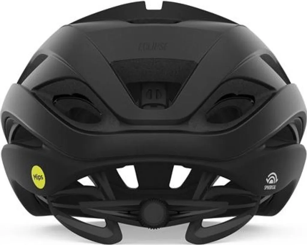 Giro Eclipse Spherical Casque Vélo Route - Matte Black Gloss Black M
