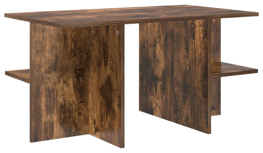 vidaXL Couchtisch Geräucherte Eiche 87 x 50 x 45 cm Holzwerkstoff