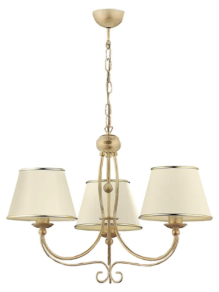 Suspension pour grand salon et salle à manger métal doré Jupiter LAURA