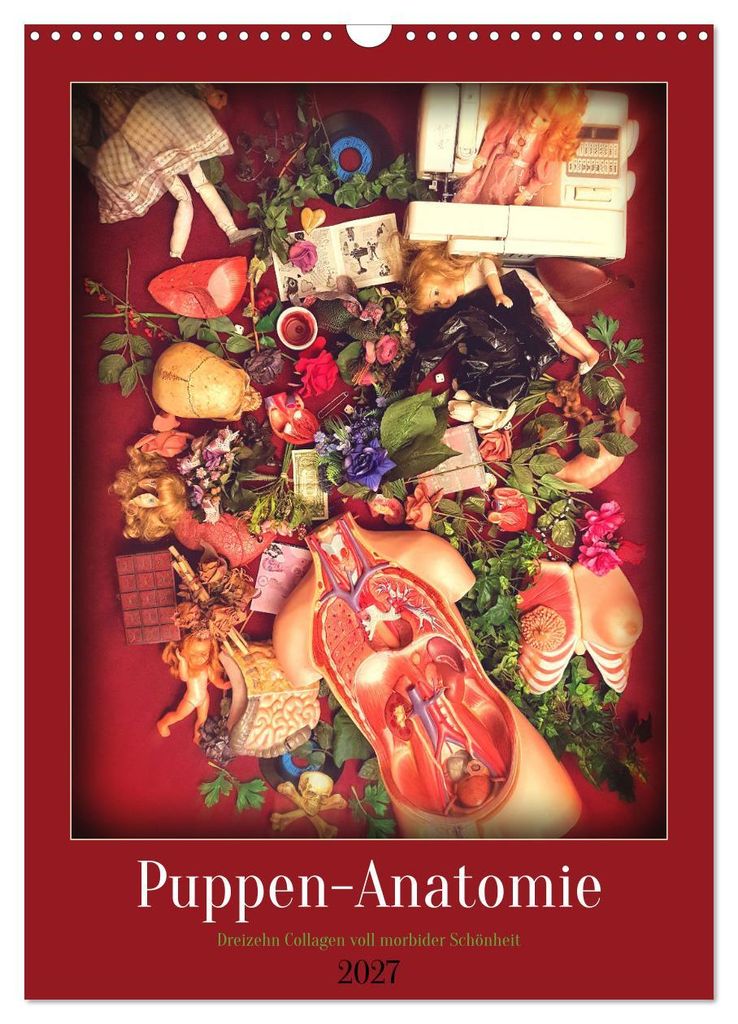 Puppen-Anatomie (Wandkalender 2027 DIN A3 hoch), CALVENDO Monatskalender