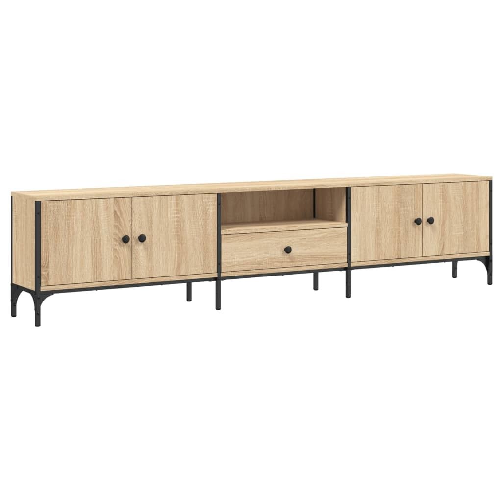 vidaXL TV-Schrank mit Schublade Sonoma-Eiche 200x25x44cm Produktbild 