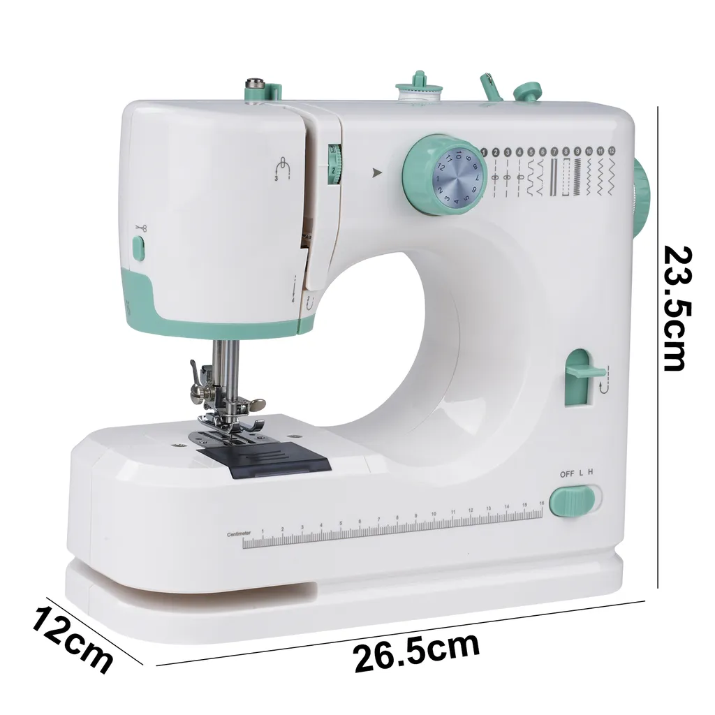 Machine à coudre 12 points compacte pour retouches et ourlets faciles - 2