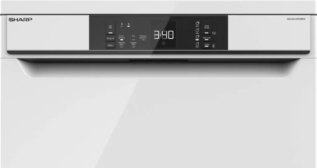 Lave-vaisselle Sharp 45dB ultra silencieux 15 couverts QWNA1DF45EW