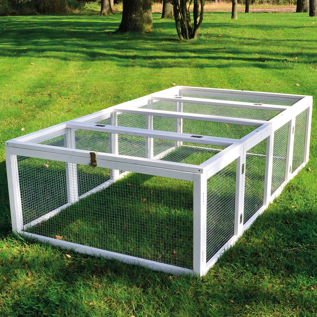 zooprinz Auslaufgehege Rabbit Run | Weiß | 100x48x181cm Produktbild 