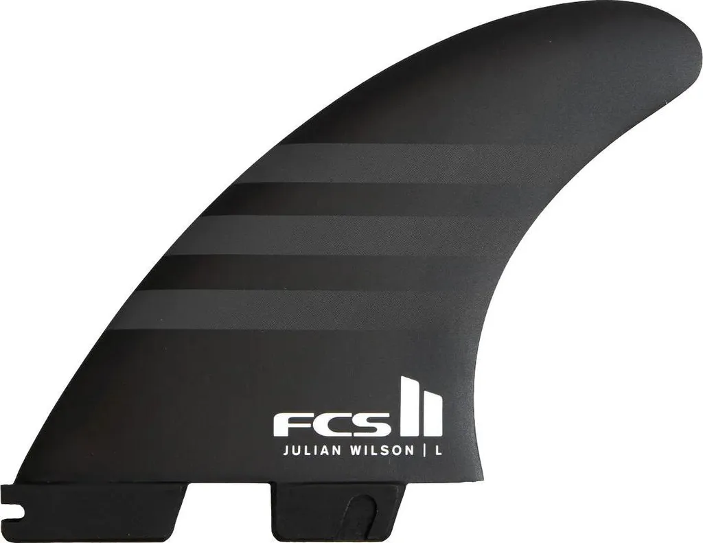 Dérives de Surf FCS II JW PC Tri Set de Couleur Noir en Medium