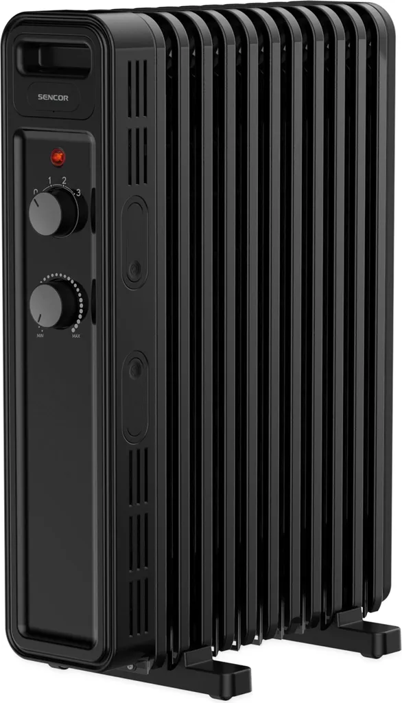 Radiateur à bain d'huile SENCOR SOH 3511BK Noir - Chauffage 2500W 11 Éléments