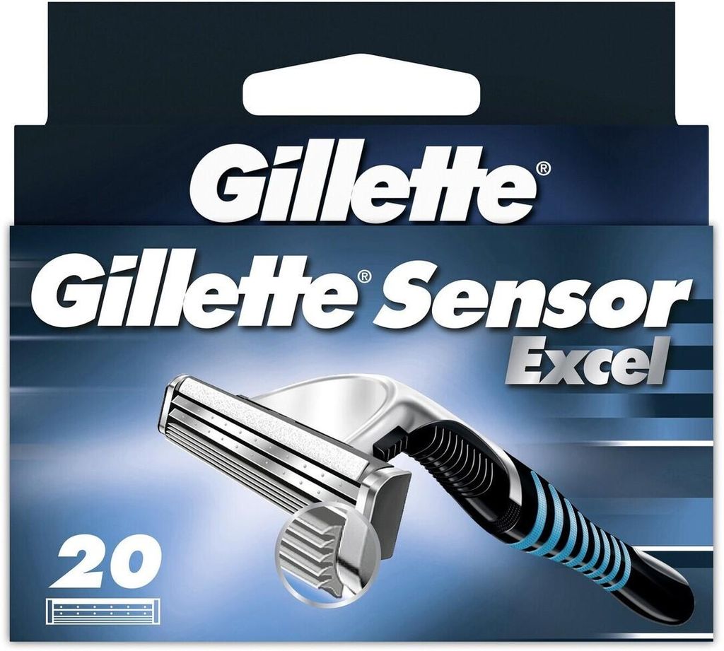 Lames de rasoir Gillette SensorExcel, paquet de 20 Image du produit 