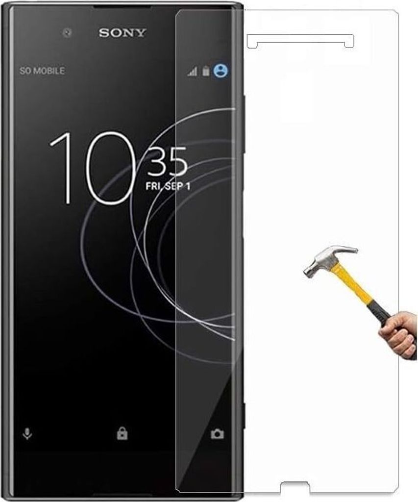 ino Schutzglas kompatibel mit Panzerglas Sony Xperia XZ Premium Panzerfolie Displayschutzglas Tempered Glass Echt Panzer Glas Schutz Harte Glasfolie
