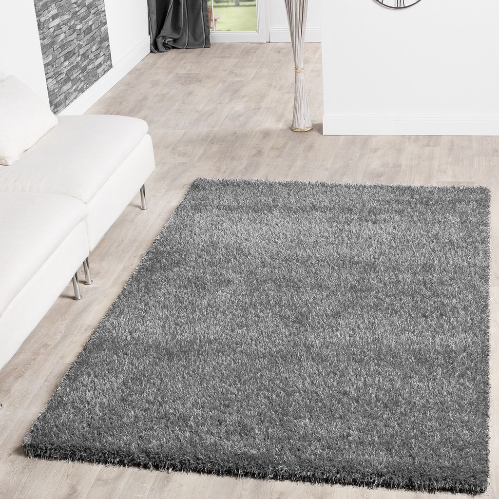 TT Home Teppich Shaggy Hochflor Teppiche Langflor Modern Produktbild 