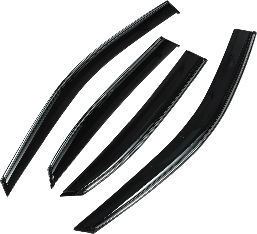Déflecteurs de Vitres Latéraux Noirs pour Lexus RX 2010 à 2015 Kit