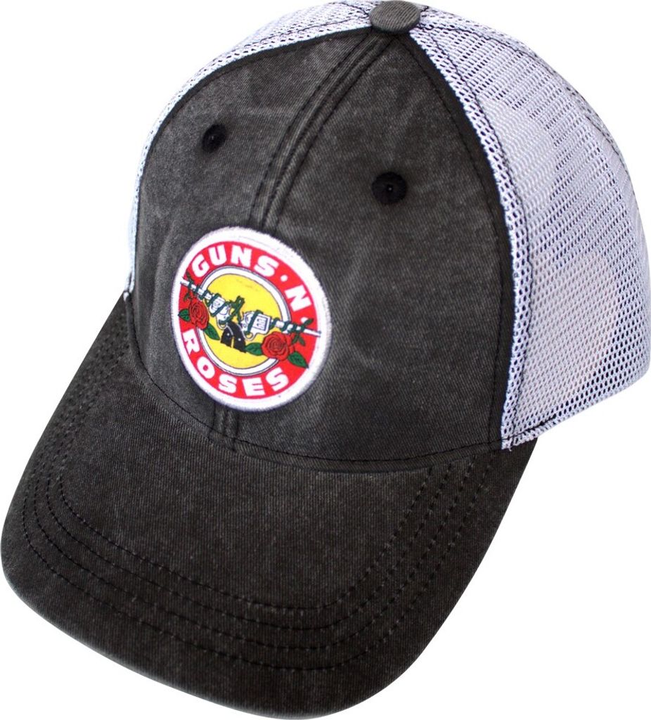 Guns N Roses - Trucker Cap für Herren/Damen Uni RO12648 (Einheitsgröße) (Anthrazit/Weiß)