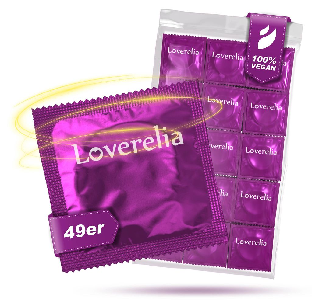 50 Loverelia 49mm Kondome - extra kleine Kondome - vegan Produktbild 