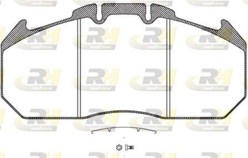 ROADHOUSE Bremsbeläge Satz Vorne Bremsklötze für RENAULT TRUCKS MAGNUM JSX 21034.30