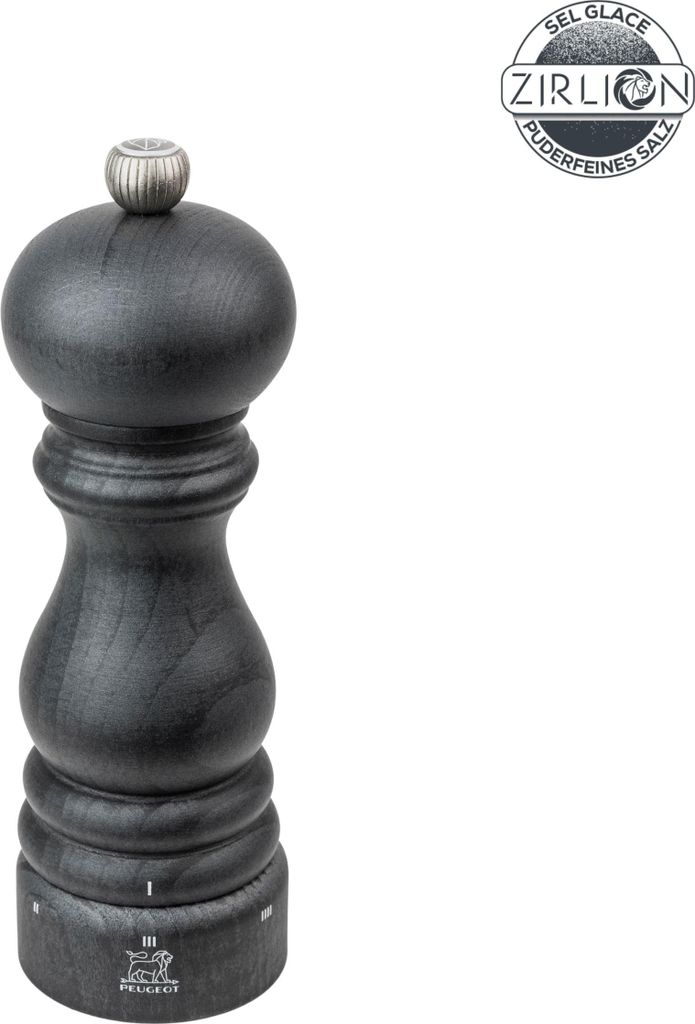 PEUGEOT Salzmühle PARIS 18cm Graphit Buchenholz uSelect Zirkonia-Mahlwerk