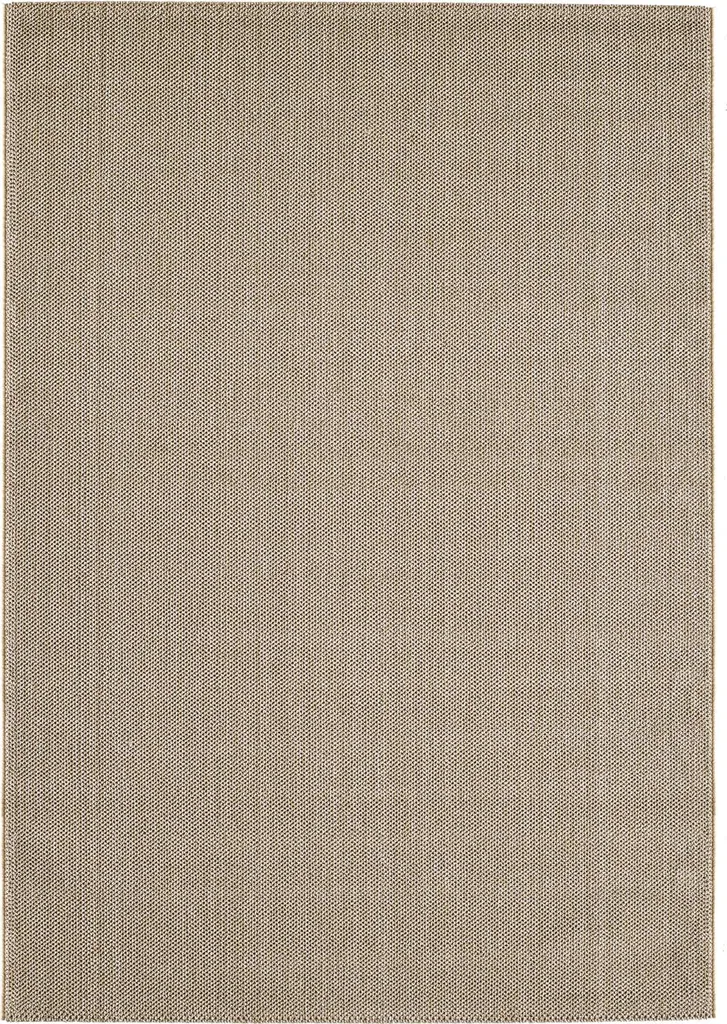 Tapis Loom Beige 80x250cm à Poils Ras - Résistant et Facile d'Entretien