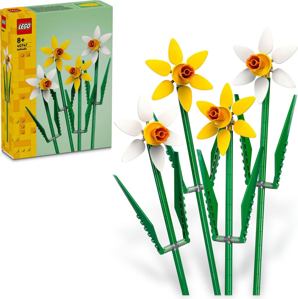 LEGO Botanicals Narzissen - Kunstblumen für Kinder- Produktbild 