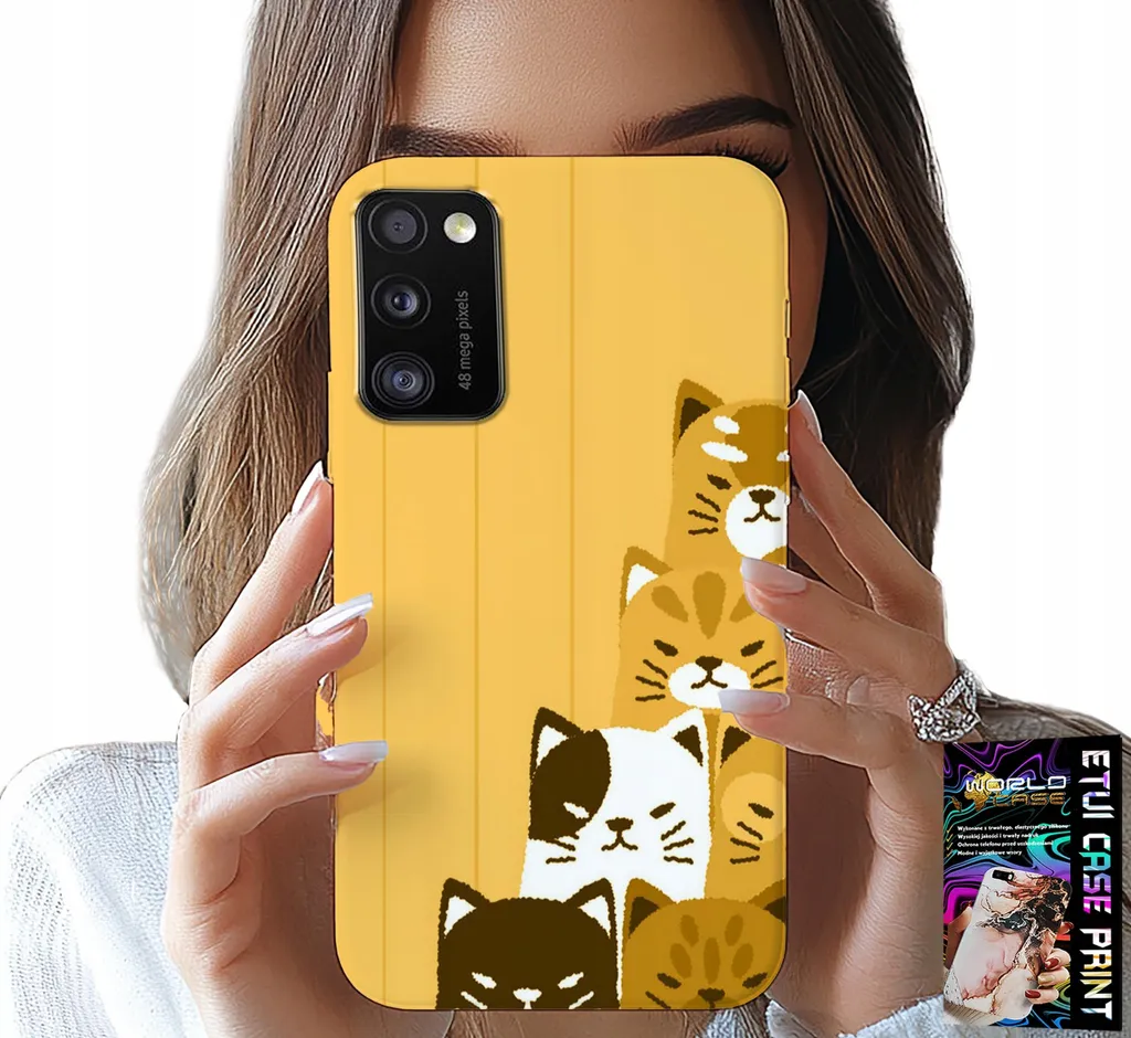 Custodia Per Samsung Galaxy A41 - Love Cat, Disegni Con Gatti, Custodia + Vetro