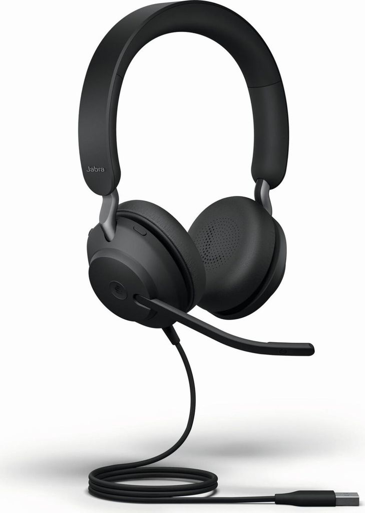Jabra Evolve2 40 SE MS Headset schwarz Produktbild 