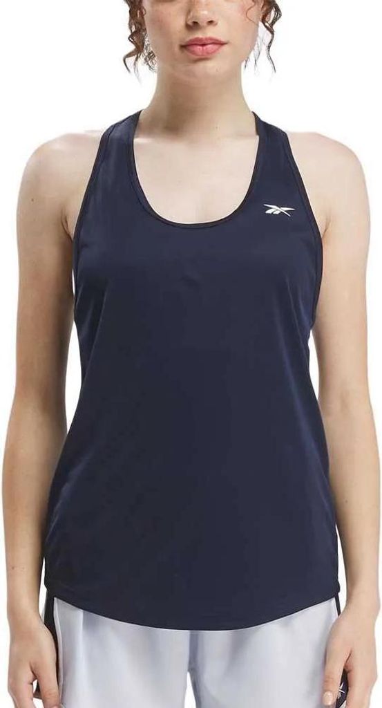 Reebok Id Train Mesh Back ärmelloses T-shirt Blau M Damen Blau M