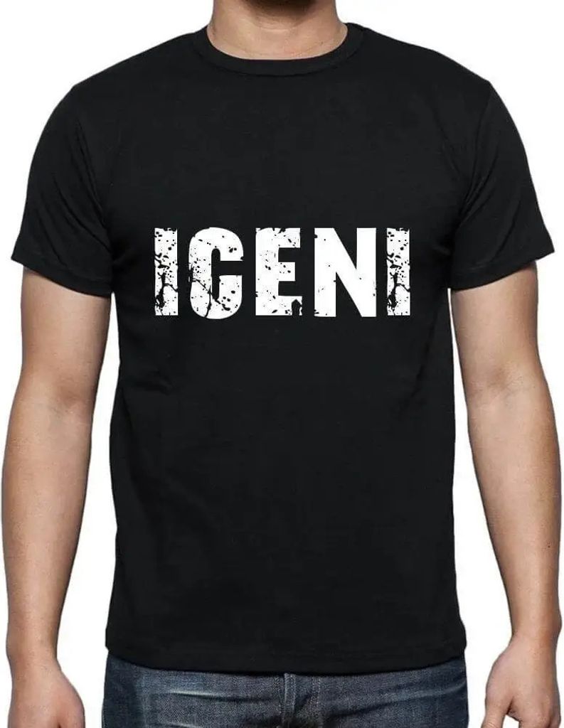 Herren Grafik T-Shirt Iceni Öko-Verantwortlich Vintage Jahrgang Kurzarm Lustige Druck Geburtstag Geschenk Mann
