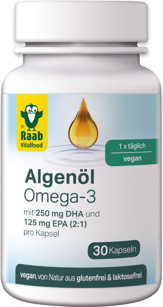 Algenöl - Omega-3 Kapseln 30 Stk. 35,5g