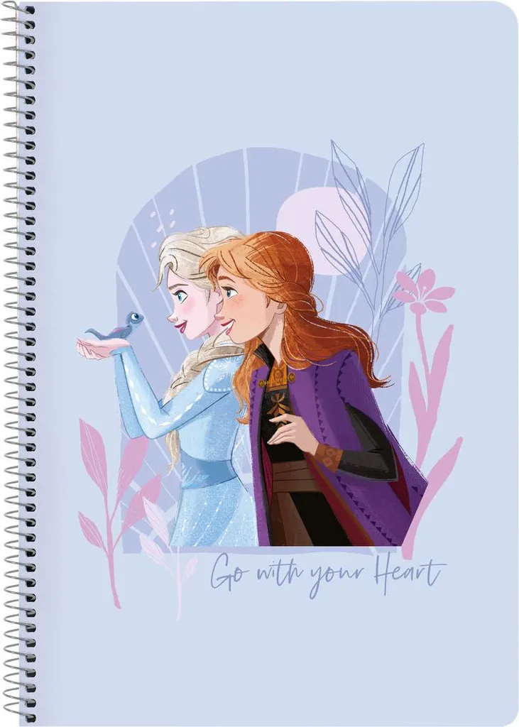 Carnet Frozen Believe Lila A4 80 Volets : Fini les Feuilles Volantes !