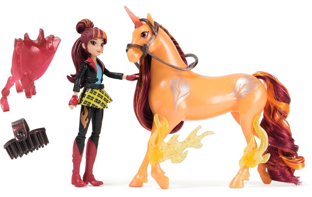 Unicorn Academy - Poupée Valentina et licorne Cinder Image du produit 
