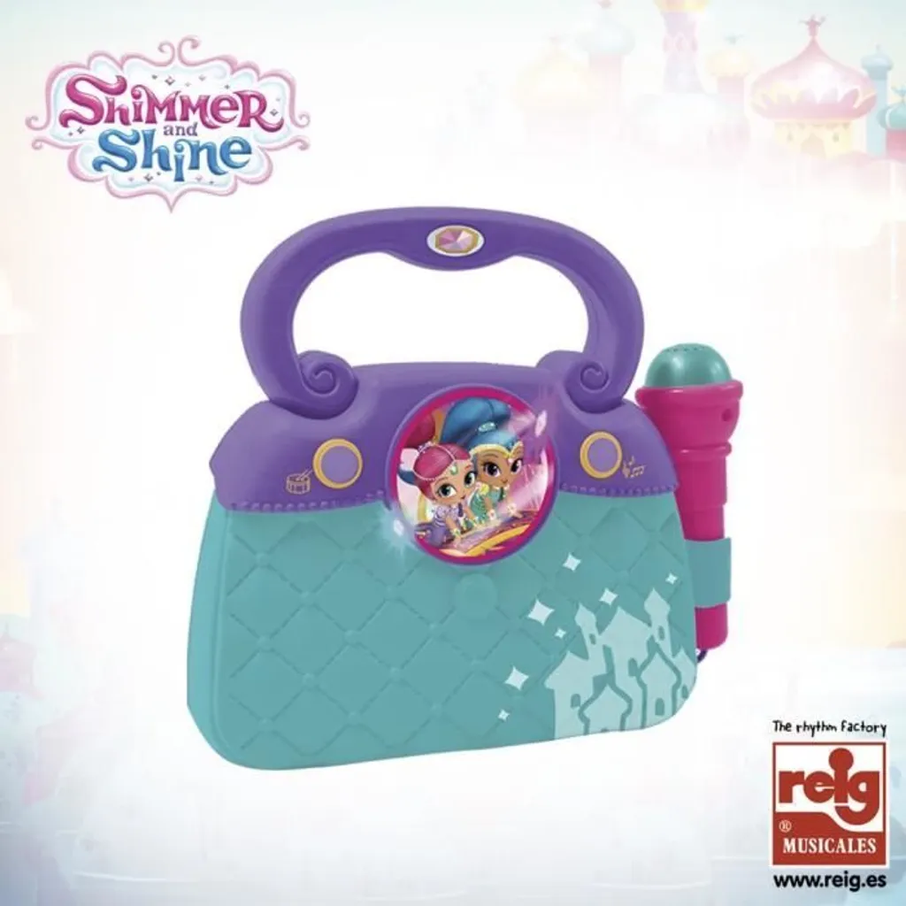Sac de Transport Shimmer Shine et Instrument pour Éveil Musical