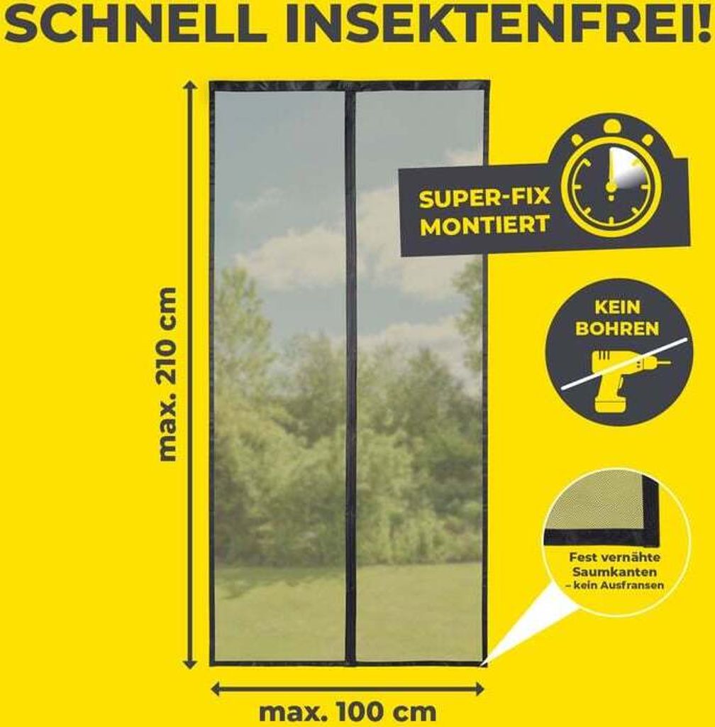 EASYmaxx Insect Protect Insektenschutzvorhang mit Produktbild 5