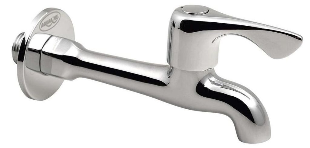 Wandventil 1/2", lang, Chrom Produktbild 