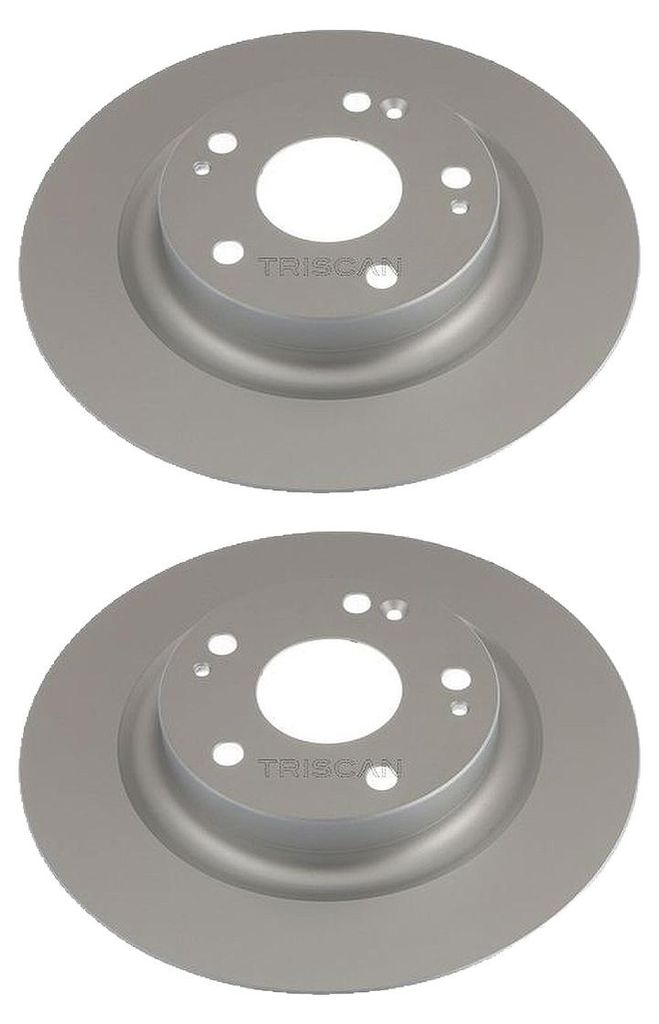 2 Bremsscheiben voll Ø 282 mm TRISCAN Bremsen-Expertise für u.a. HONDA CIVIC