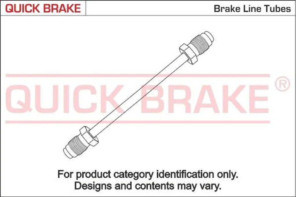 Tubo Freno QUICK BRAKE CU-2400A-A in Rame per Ducato Jumper e Classe C