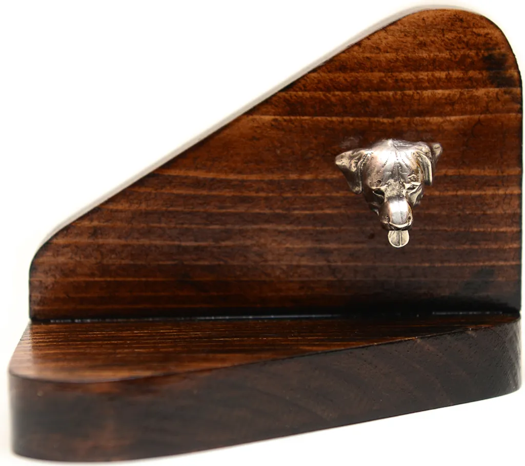 Idea Regalo Rottweiler Art-Dog | Portacandela in Legno per Amanti Cani