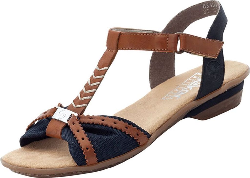 Rieker 63499 14 Dámské sandály Blau, Blau, Gr. 38 Obrázek produktu 
