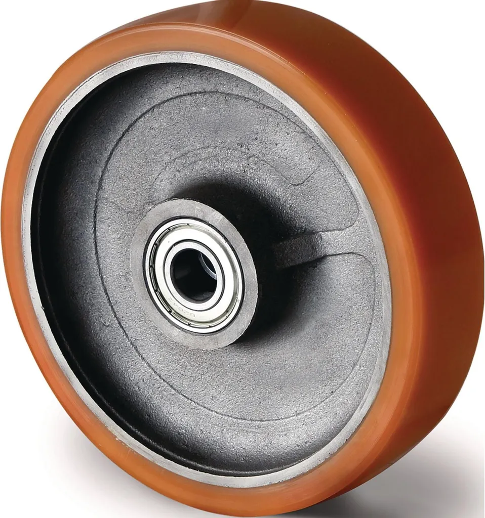 Roue de secours anti-déformation 125mm pour réparer vos chariots lourds