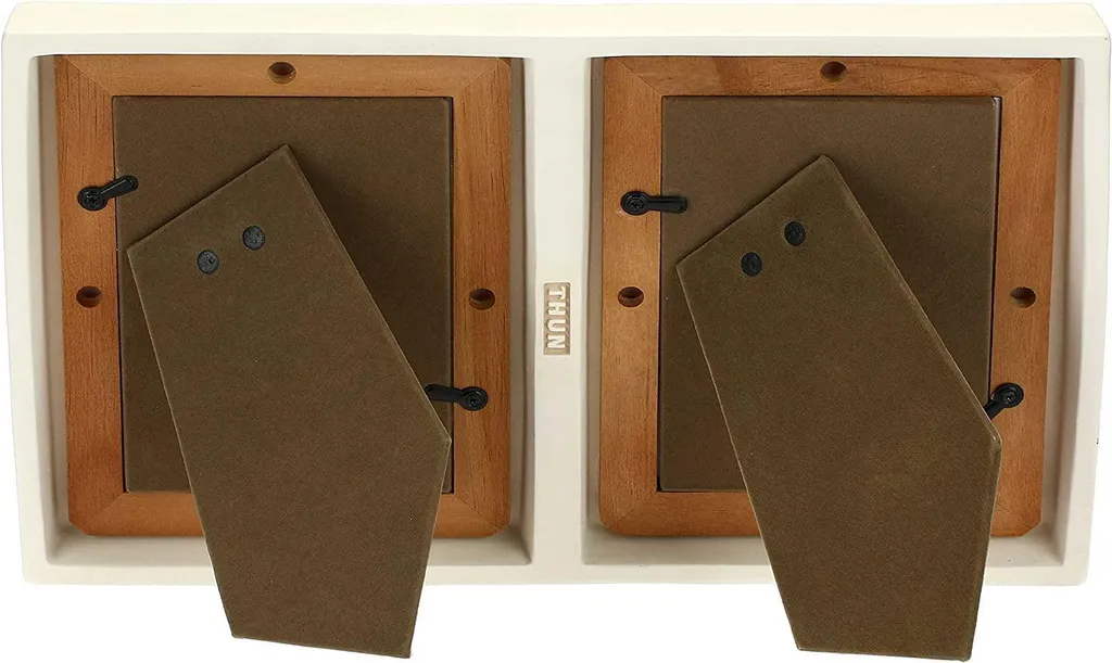 Cornice Doppia Thun Elegance con Farfalla | Regalo Ceramica - 3