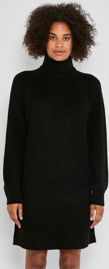 Noisy May Langes Kleid Damen NMTimmy Knit Dress schwarz XS