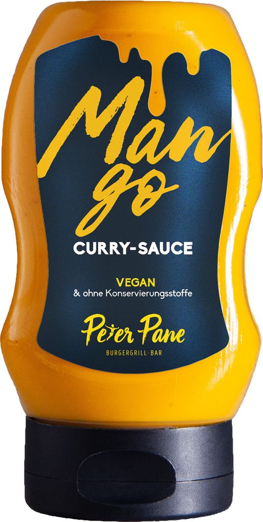Peter Pane Grillsauce MANGO CURRY - 300ml - vegan - ohne Konservierungsstoffe