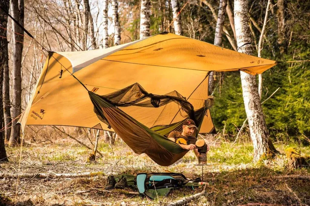 Adventure Wing Tarp Amazonas imperméable et résistant en Nylon Ripstop