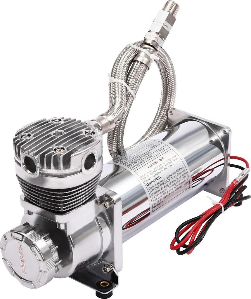 Auto Luftkompressor - 12V - 200 PSI - 200–300 W - Schwerlast - Für Luftfederung und Lufthörner - EU-Stecker