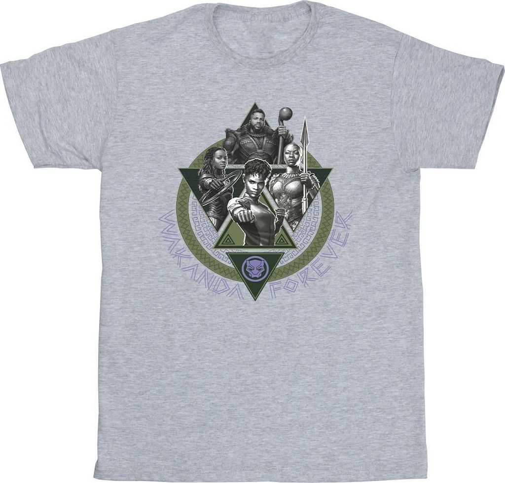 Marvel - "Wakanda Forever" T-Shirt für Herren BI43697 (XL) (Grau)