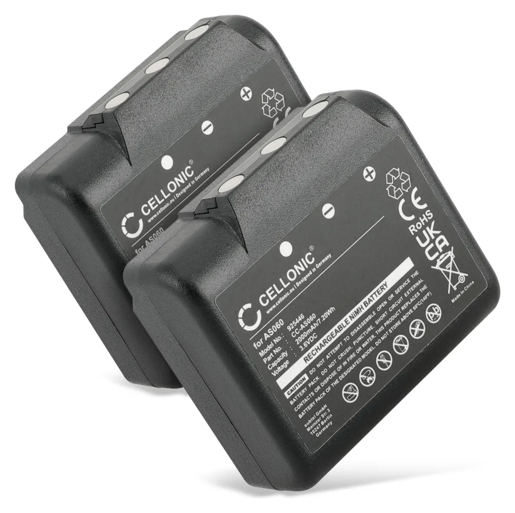 Batterie de rechange pour radiocommande IMET M550 Ares et AS060 x2