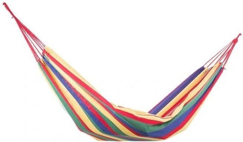 Verk Hamaka houpací síť 200 x 80 cm silné pruhy Obrázek produktu 