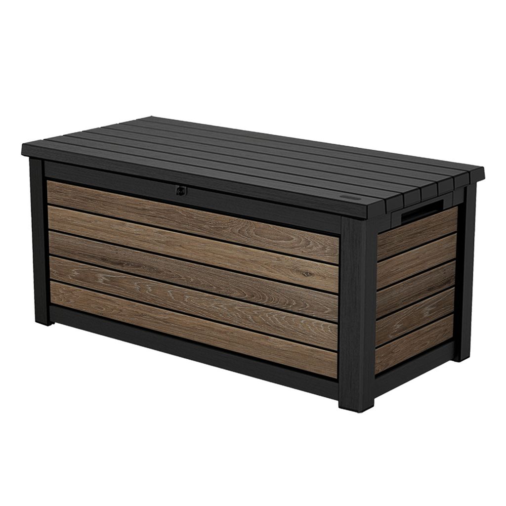 Keter Gartenbox "Northwood" 623L - Walnuss - 155x72x70 cm - Produktbild