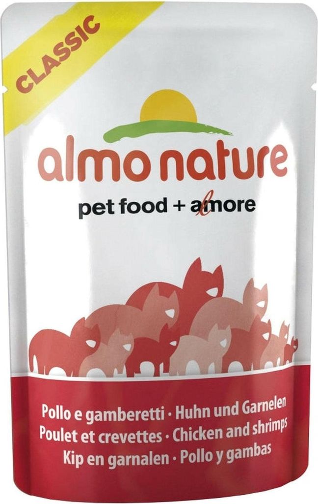 Almo Nature NATURAL - Huhn & Garnelen 55gx24