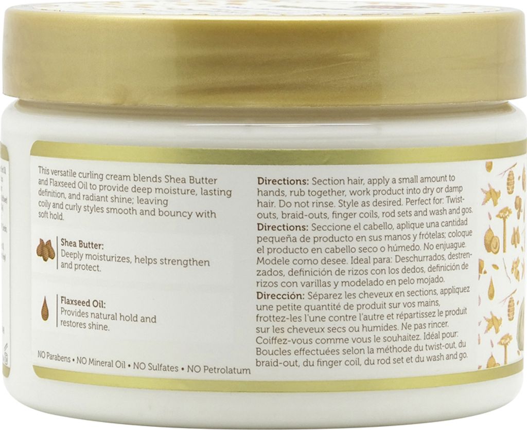 African Pride Shea Butter & Flaxseed Oil Curling Cream 340g Produktbild 2