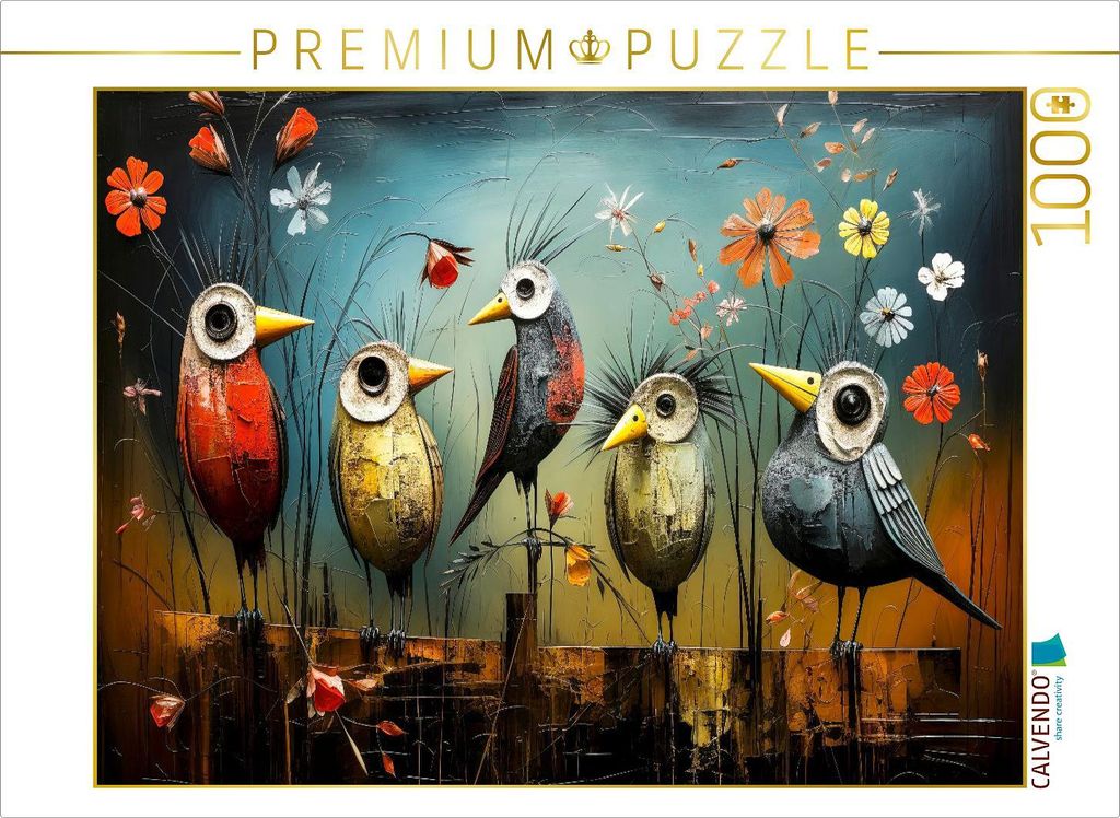 CALVENDO Puzzle Gleich startet unser großes Konzert | 1000 Teile Lege-Größe 64x48cm Foto-Puzzle für glückliche Stunden