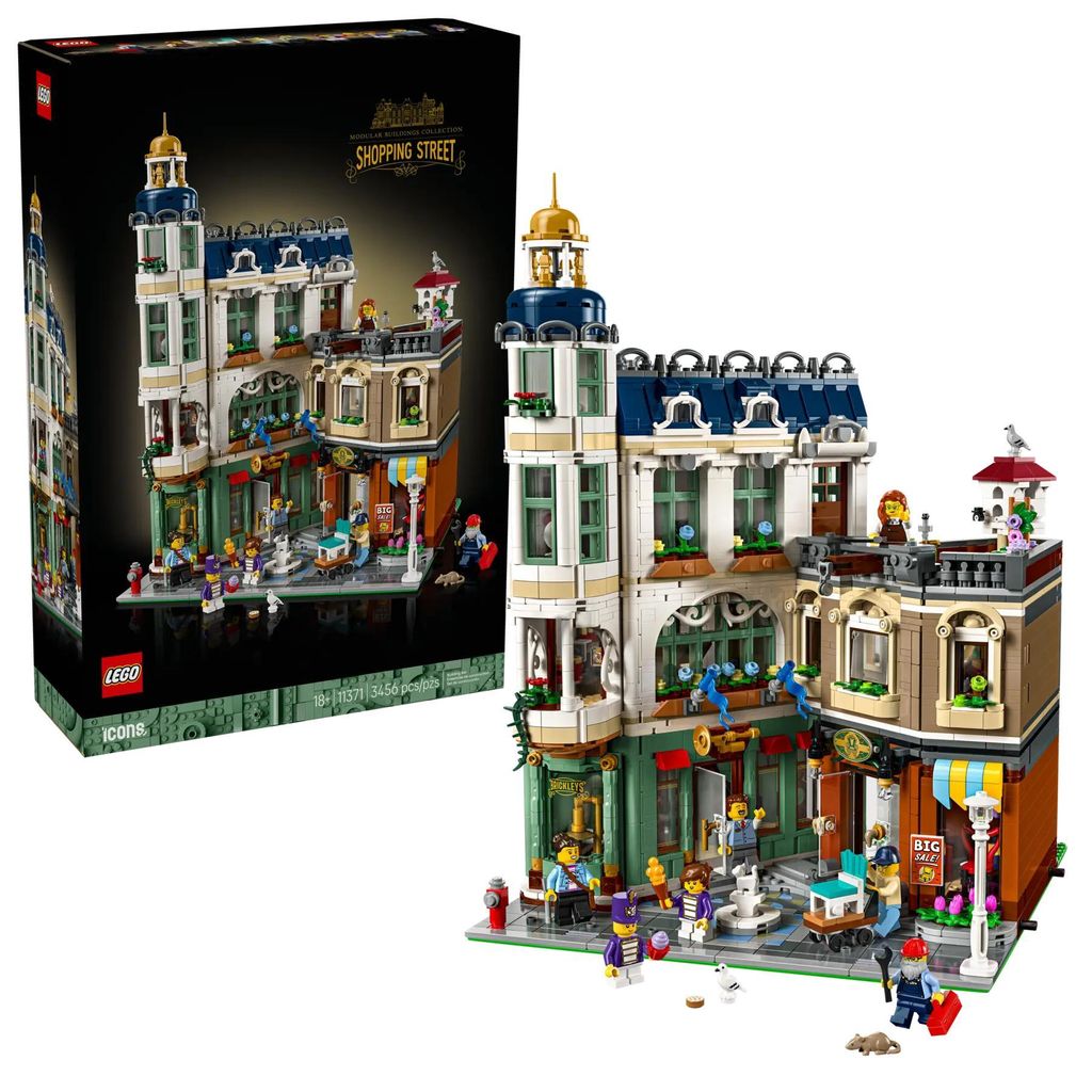 LEGO ICONS 11371 Einkaufsstraße Produktbild 